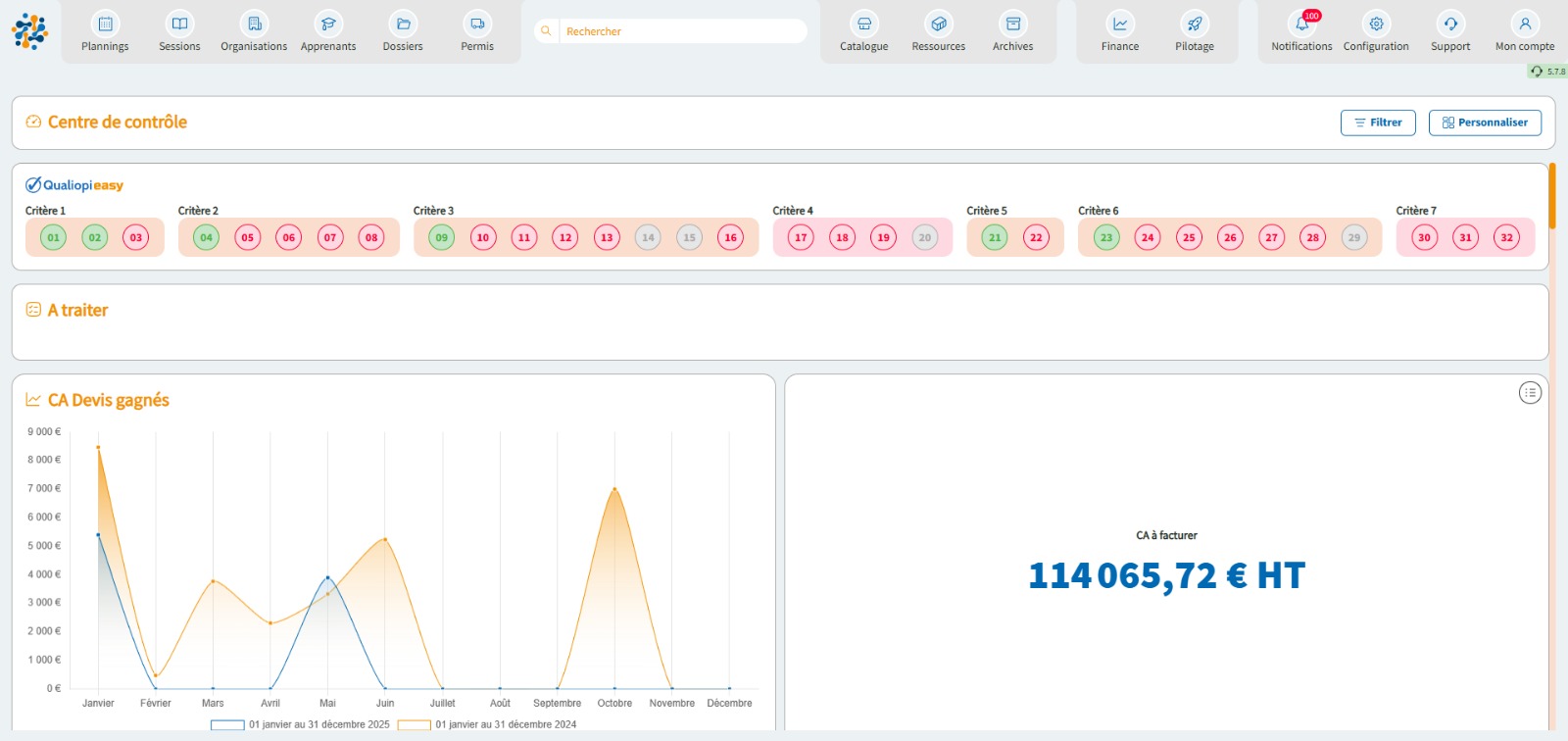 qualiopy easy interface