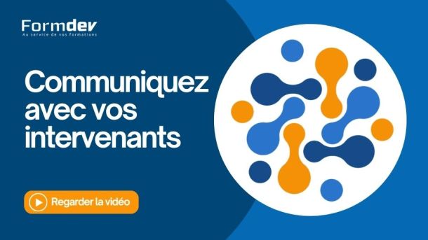 Communiquez avec vos intervenants 