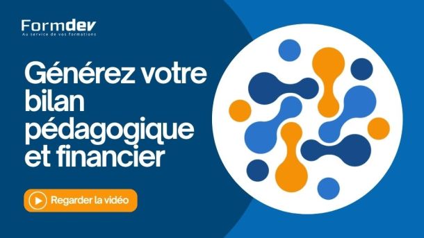 Générez votre bilan pédagogique et financier