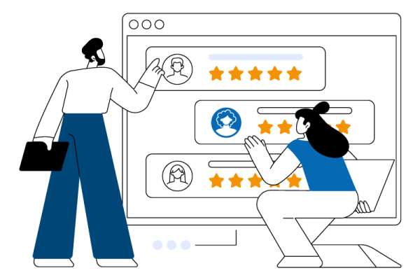 Illustration d’une équipe formateurs utilisant Formdev en collaboration