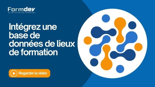 Intégrez une base de données de lieux de formation