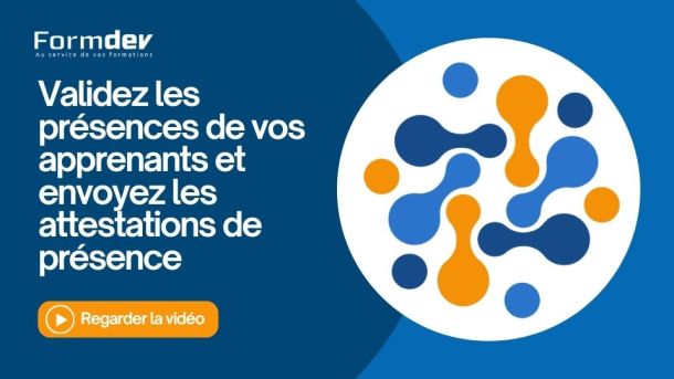 Validez les présences de vos apprenants
